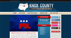 Desktop Screenshot of knoxcountyrepublicans.com